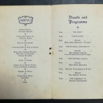 FA Cup Final 1929 Dinner Menu - Signed By Bolton - inner