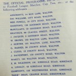 Everton vs Tottenham Programme February 1937 - shops