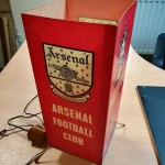Arsenal FC 1970-71 Cup & League Winners Lamp - badge