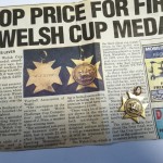 First Welsh Cup Final medal - J Price - 1878 - Paper