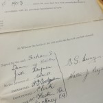 BS Dunn - Charlton Contact - 1923 - Signature