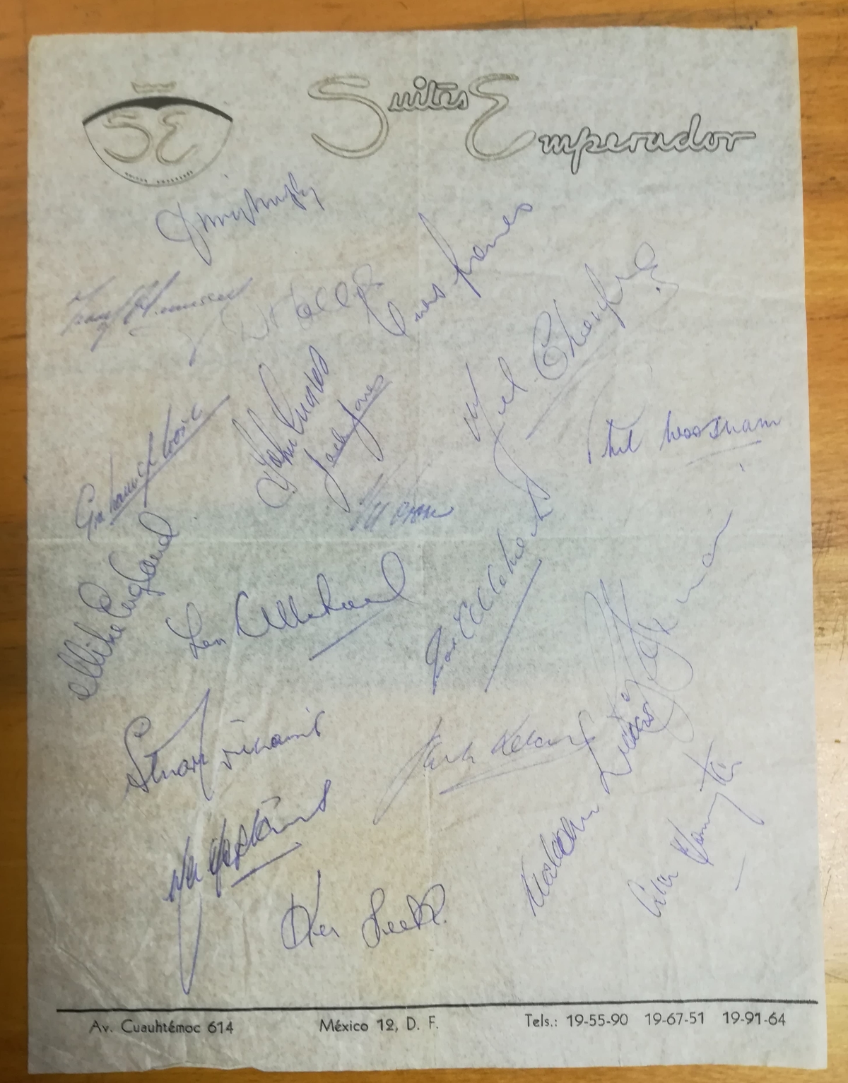 Wales football autograph collector