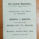 Amateur football programme collector