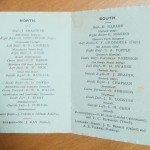 North vs South International Trial - Jan 1914 - Inner