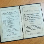 Notts County 1911-12 Season Ticket - Inner