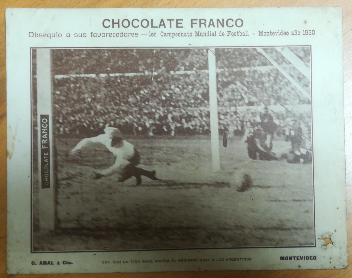 Chocolate Franco 1930 World Cup cards