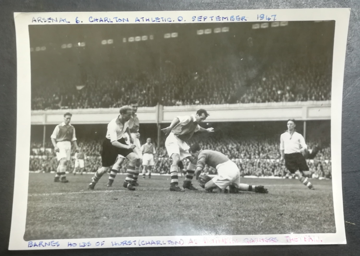 Charlton see an effort on goal smothered as they go down 6 - 0 to Arsenal.