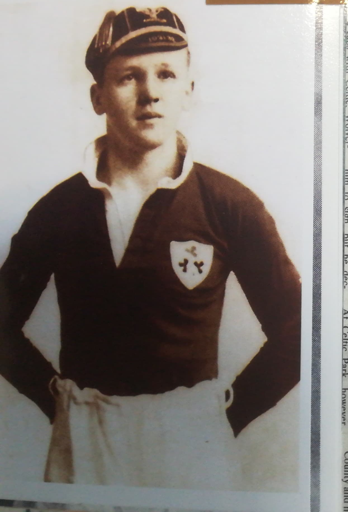 Davy Boy Martin Ireland Cap 1936-37 - Photo