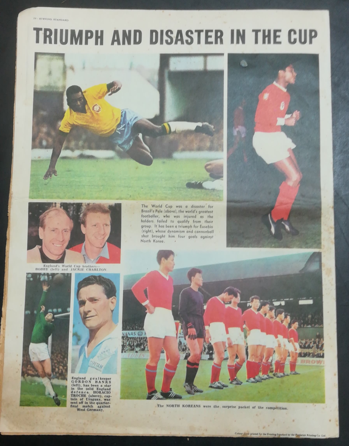 Evening Standard - World Cup Final 1966 Special Edition - Rear