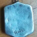 Pre-WW1 Football Locket - Rear