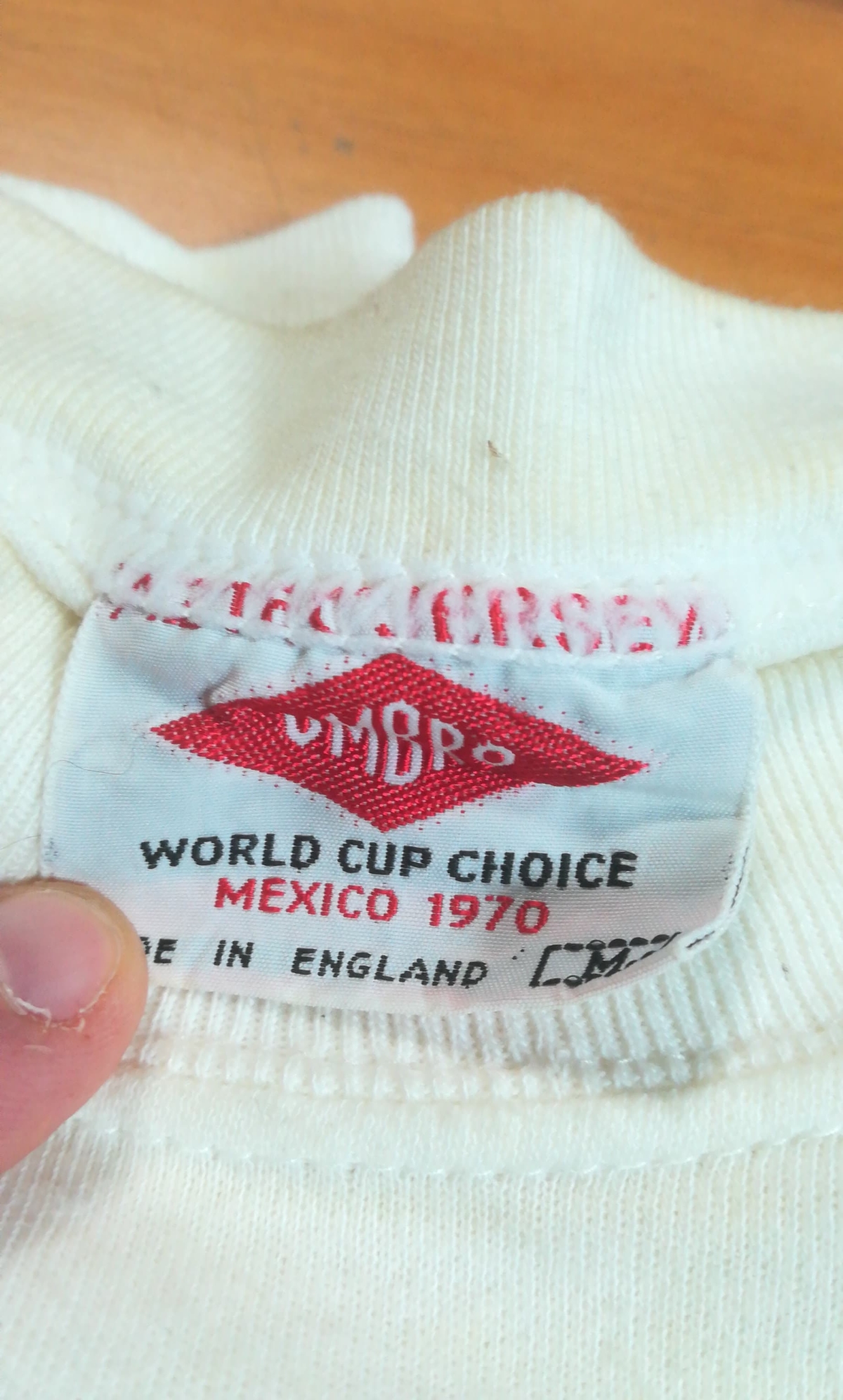 Rodney Marsh - England vs Wales 1972 - Label