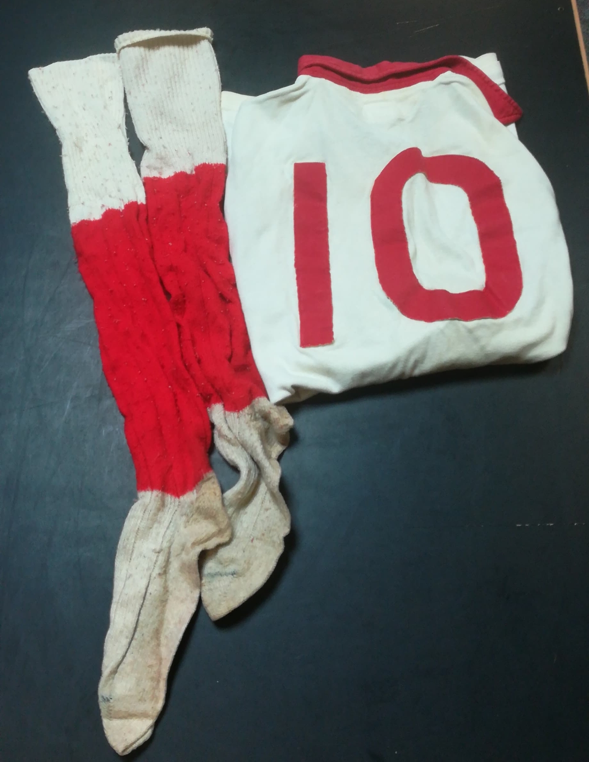 Willie Fagan - LFC - 1950 FA Cup Final - with socks