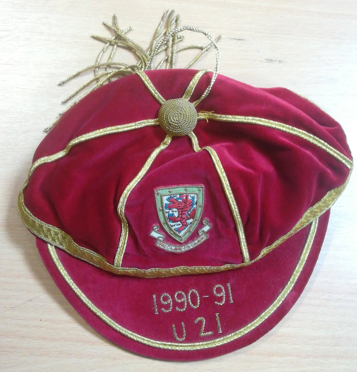 Brian Law Caps - Wales U21 - 9-91