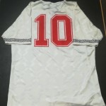 Nigel Jemson England U21 Matchworn Shirt - Rear