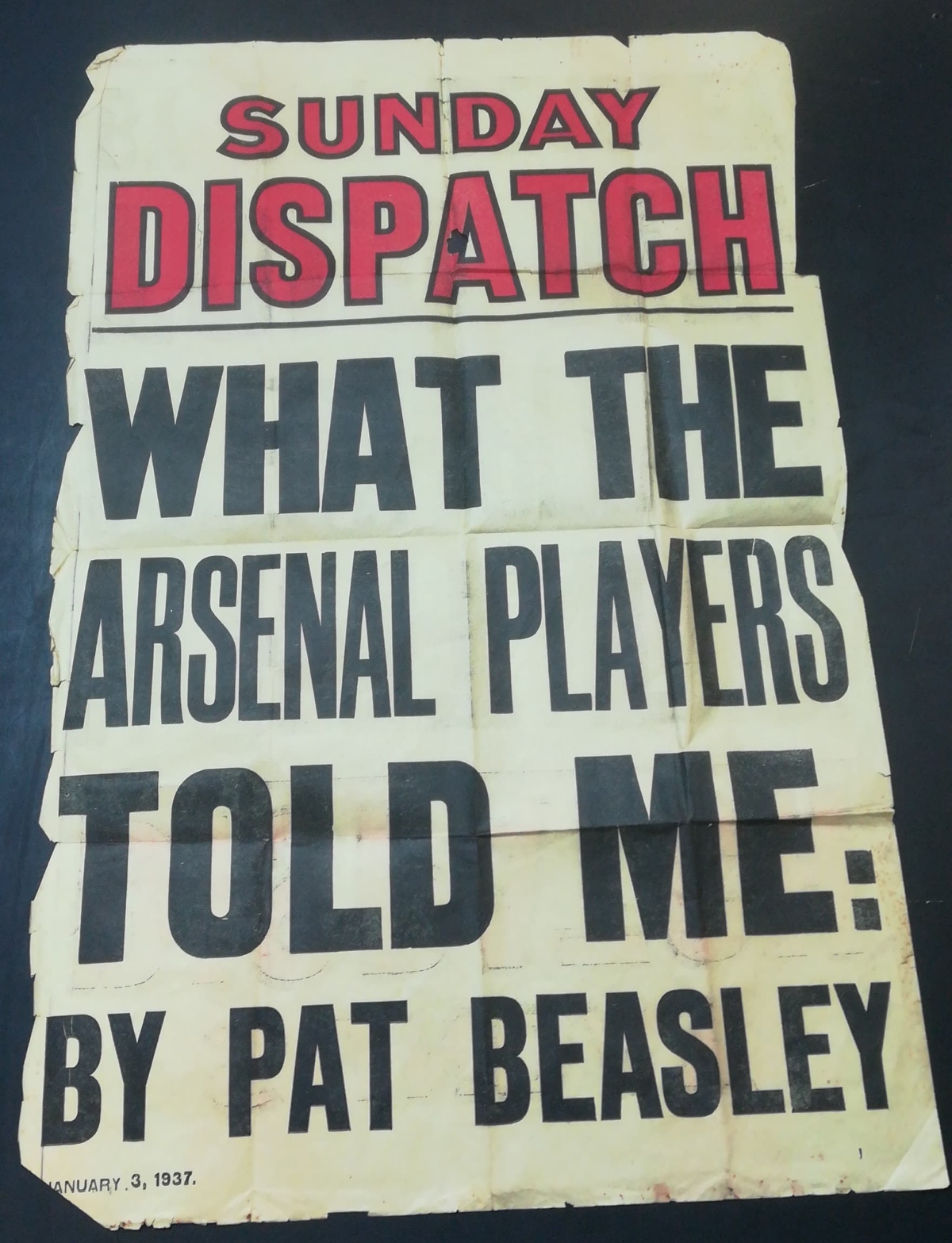 Pat Beasley - Newspaper Billboard Poster