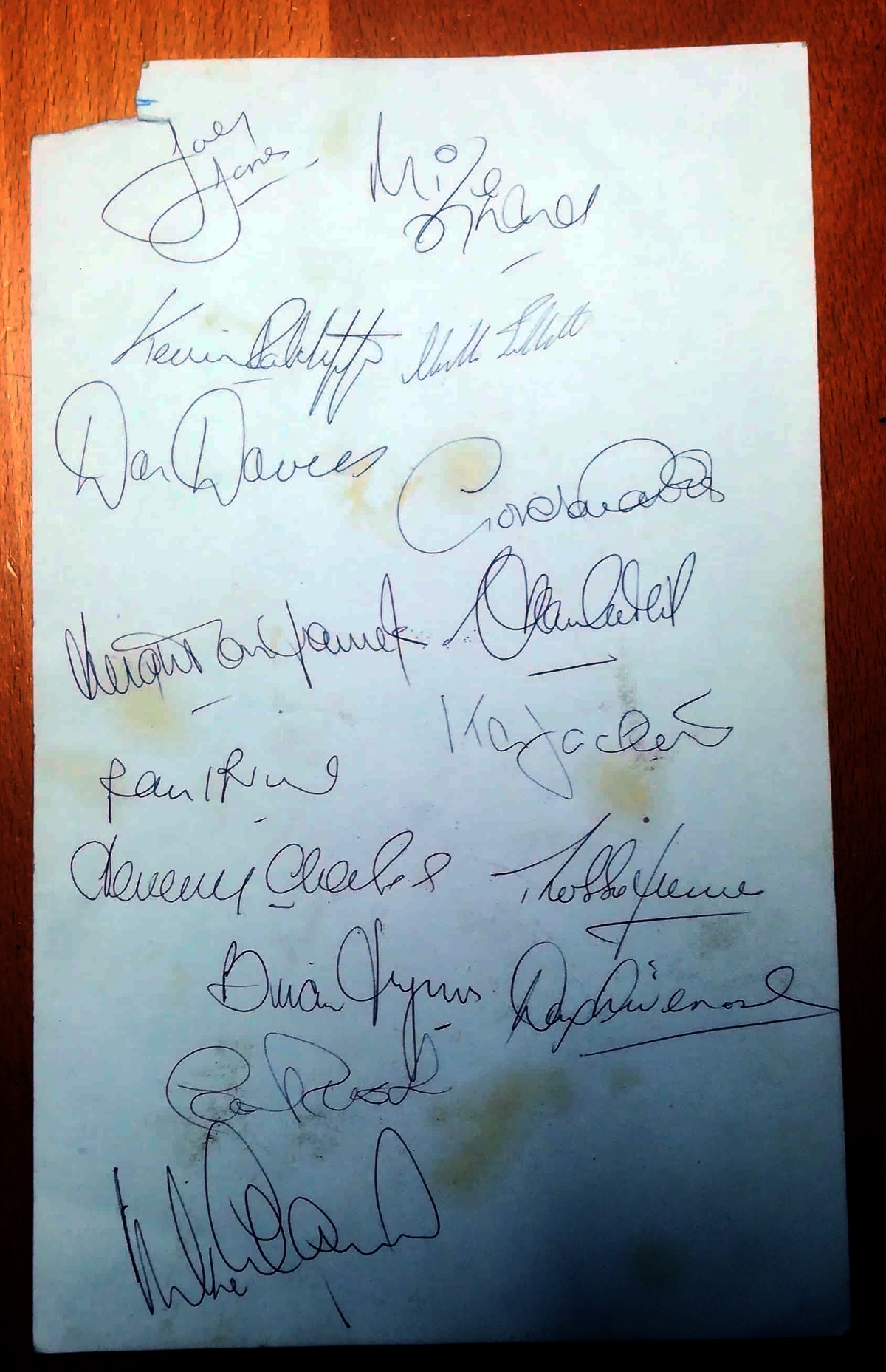 Welsh football memorabilia collector