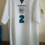 Euro 96 matchworn shirt collector