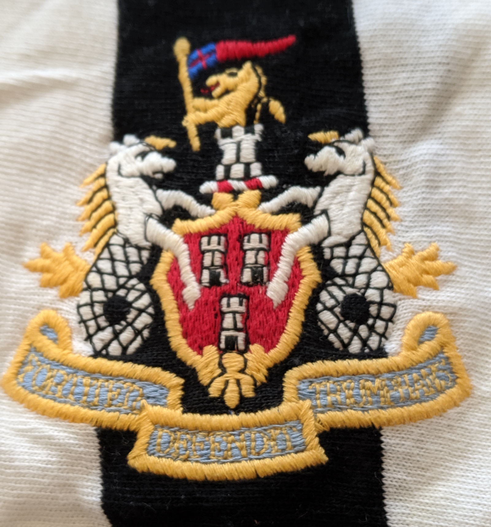 Tommy Gibb - FA Cup 1974 Final Shirt - Badge