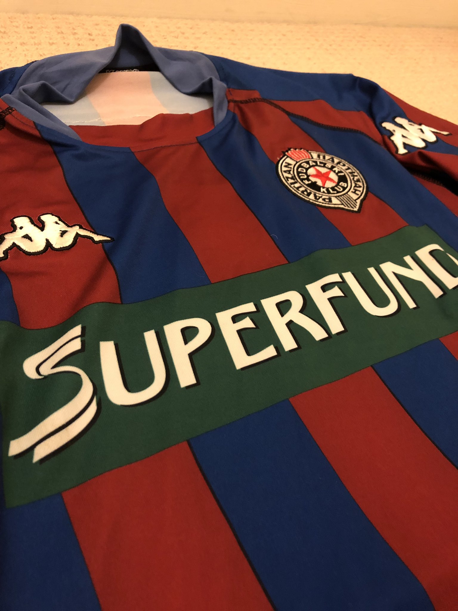 Taribo West - Newcastle v Partizan Belgrade - 2003 - Sponsor
