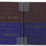 Notts County Season Ticket - 1886-87 - Front