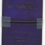 Notts County Season Ticket - 1897-98 - Front