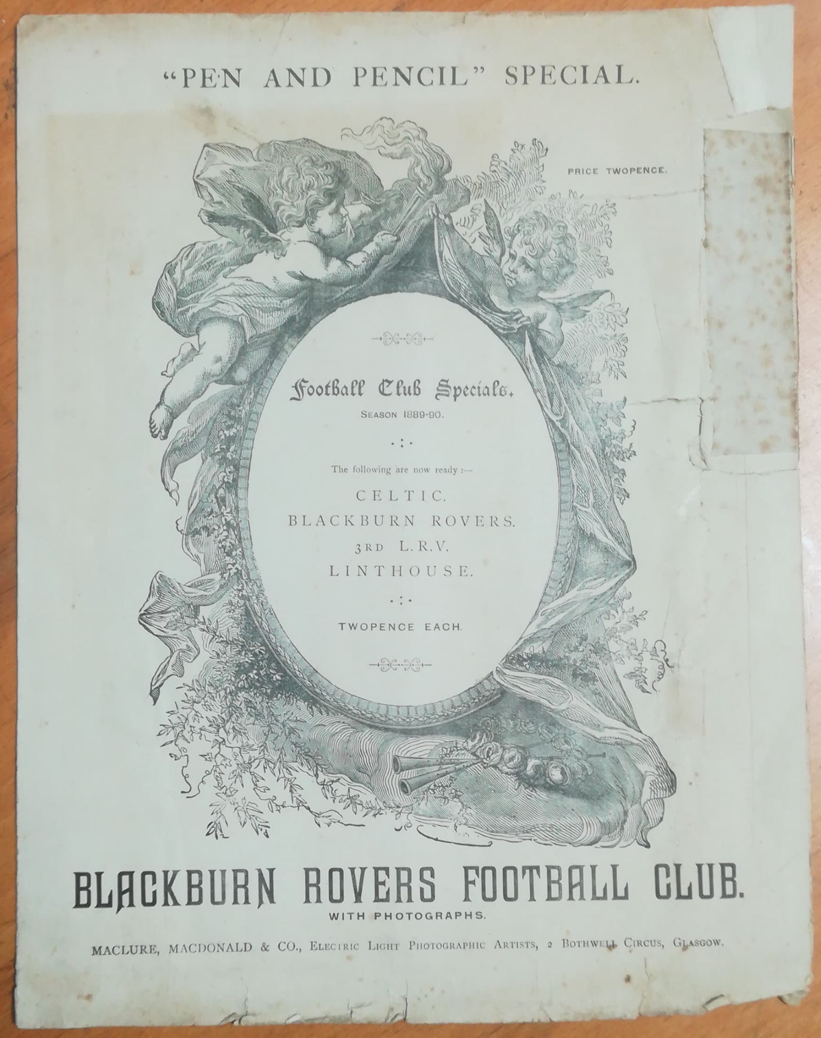 Pen & Pencil special blackburn rovers