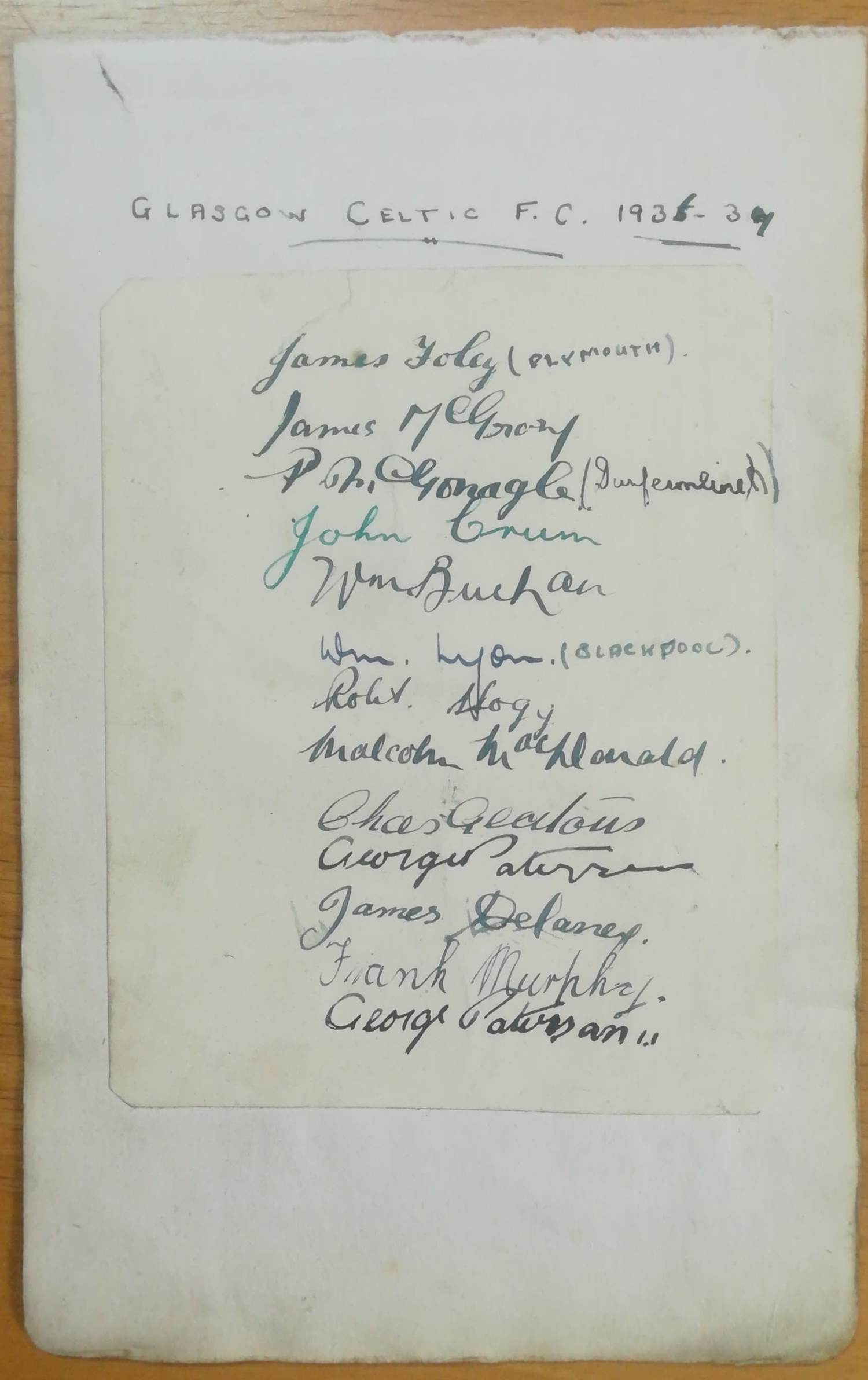 Celtic 1936-7