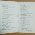 Sailor Brown - South Africa 1939 Tour Itinerary - Notes