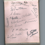 old football autograph collector values