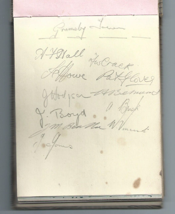 Autographs - Grimsby Town - 1930s