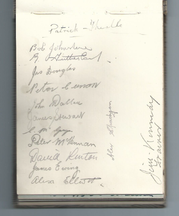 Autographs - Partick Thistle - 1930s