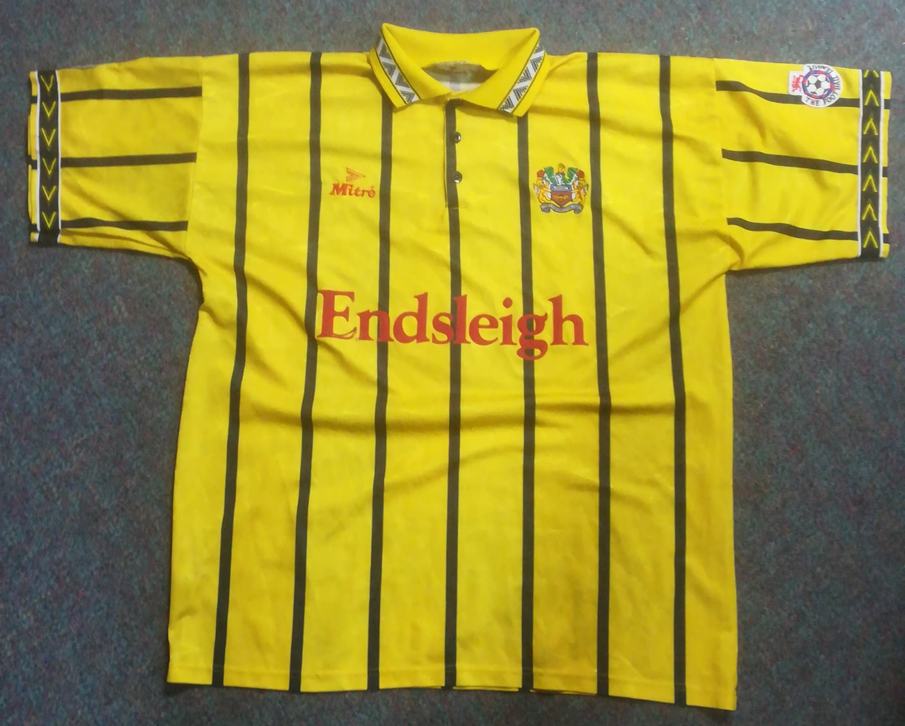 Burnley matchworn shirt collector
