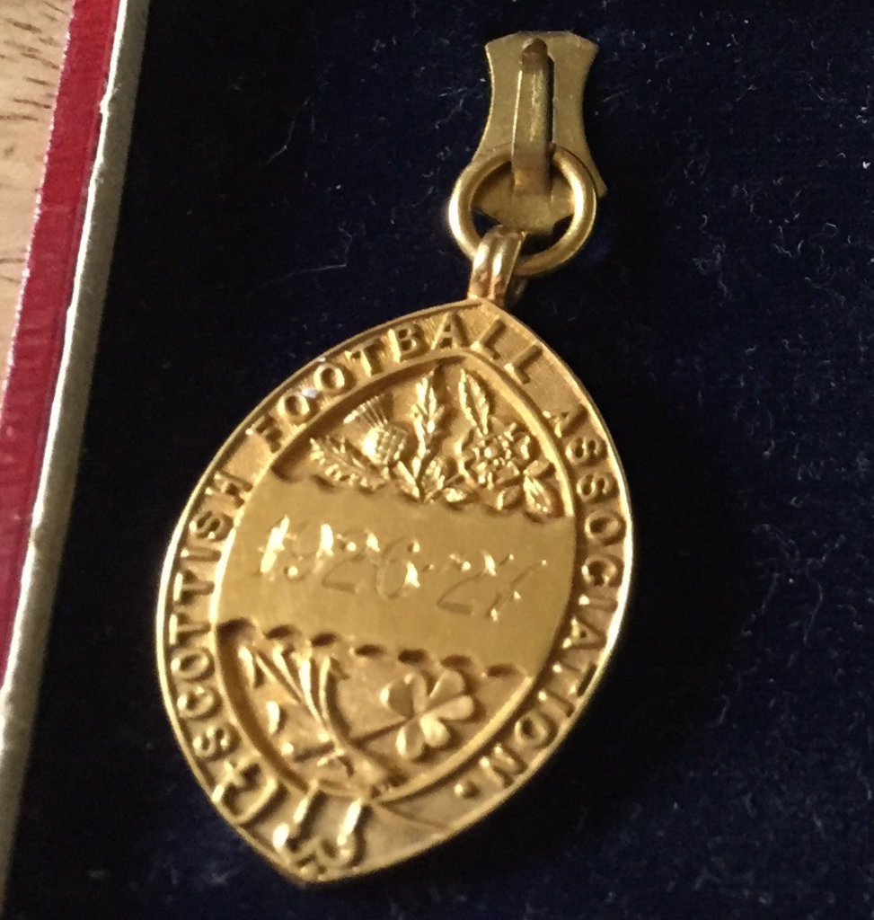 Robert Gillespie - Scotland vs Wales Medal 1926-27