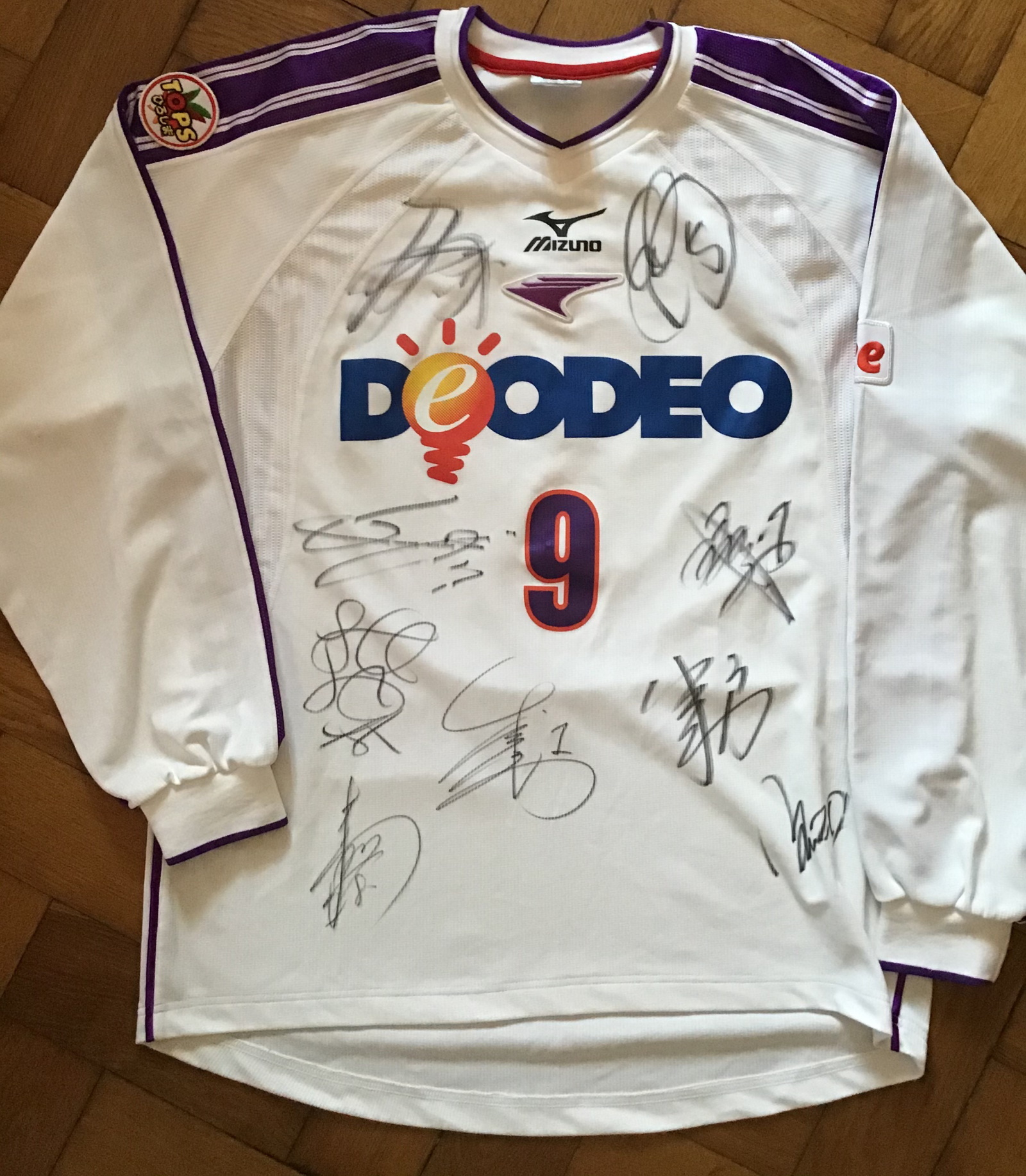 Jleague matchworn shirt collector UK