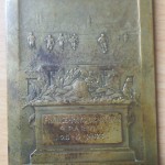 Freddie Warrn - Wales v France 1933 - Plaque only - Rear