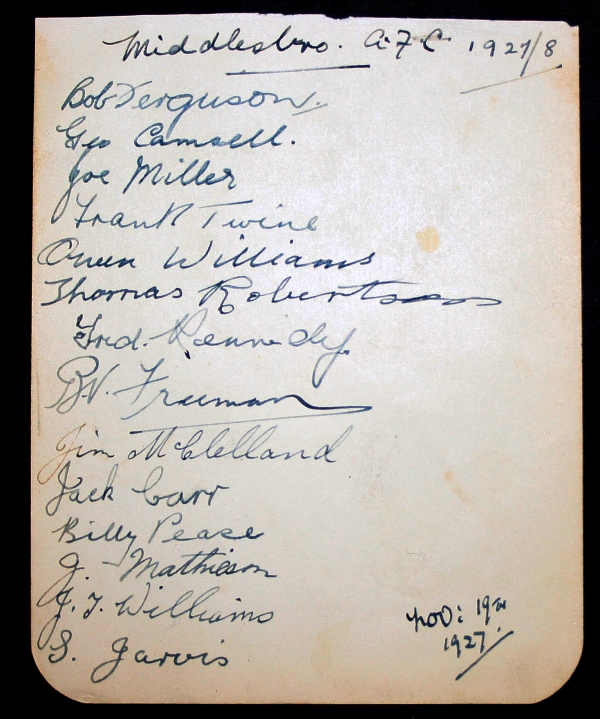 middlesbrough-v-liverpool-november-1927-autograph-card-middlesbrough middlesbrough-v-liverpool-november-1927-autograph-card-middlesbrough